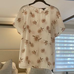 Ann Taylor Factory floral blouse, Size Small